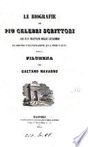 Le biografie dei più celebri scrittori che han trattato delle catacombe
