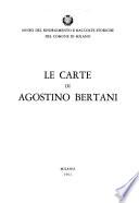 Le carte di Agostino Bertani