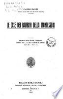 Le case dei bambini della Montessori