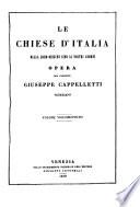 Le chiese d'Italia dalla loro origine sino ai nostri giorni