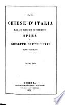 Le chiese d'Italia dalla loro origine sino ai nostri giorni