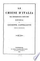 Le chiese d'Italia dalla loro origine sino ai nostri giorni