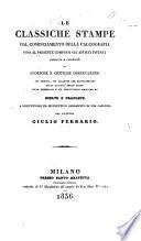 Le classiche stampe dal cominciamento della calcografia