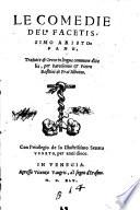 Le comedie del facetissimo Aristofane, tradutte di Greco in lingua commune d'Italia, per Bartolomio & Pietro Rositini de Prat'Alboino
