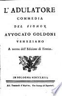 Le commedie del signor avvocato Carlo Goldoni Veneziano fra gli Arcadi Polisseno Fegejo