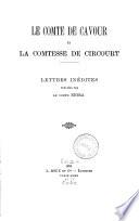 Le comte de Cavour et la comtesse de Circourt