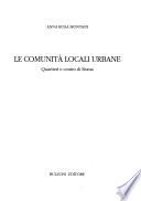 Le comunità locali urbane
