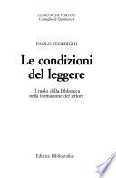 Le condizioni del leggere
