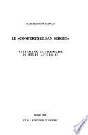Le Conferenze San Sergio