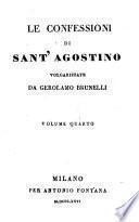 Le confessioni di sant'Agostino volgarizzate da Gerolamo Brunelli
