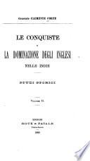 Le conquiste e la dominazione degli inglesi nelle Indie, studi storici