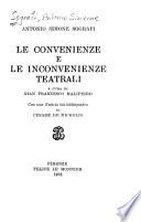 Le convenienze e le inconvenienze teatrali