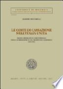 Le Corti di cassazione nell'Italia unita