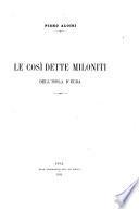 Le così dette miloniti dell'Isola d'Elba
