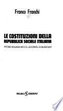 Le costituzioni della Repubblica sociale italiana