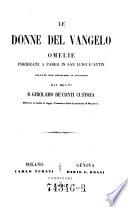 Le Donne Del Vangelo Omelie Predicate A Parigi In San Luigi D'Antin