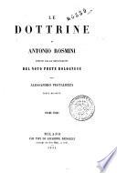 Le dottrine di Antonio Rosmini difese dalle imputazioni del noto prete bolognese