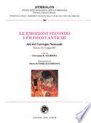 Le emozioni secondo i filosofi antichi
