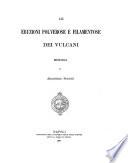 Le eruzioni polverose e filamentose dei vulcani