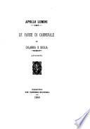 Le farse di carnevale in Calabria e Sicilia