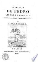 Le favole fi Fedro liberto d'Augusto sportate 'n ottava rimma napoletana da Carlo Mormile