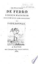 Le ffavole de Fedro, liberto d'Augusto