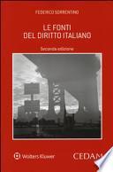 Le fonti del diritto italiano