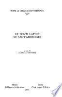 Le fonti latine su sant'Ambrogio