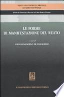 Le forme di manifestazione del reato