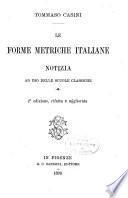 Le forme metriche italiane