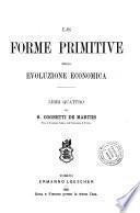 Le forme primitive nella evoluzione economica