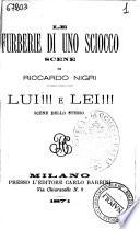 Le furberie di uno sciocco Riccardo Nigri