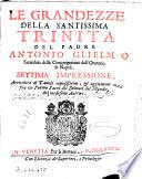 Le grandezze della santissima Trinita