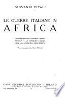 Le guerre italiane in Africa