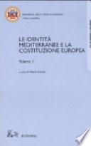 Le identità mediterranee e la Costituzione europea
