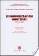 Le immobilizzazioni immateriali. Atti del Convegno (Lecce 23 giugno 1999)
