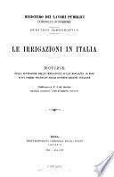 Le irrigazioni in Italia
