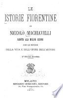 Le istorie fiorentine di Niccolà Machiavelli