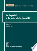 Le legalità e le crisi della legalità