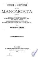 Le leggi e la giurisprudenza su la manomorta