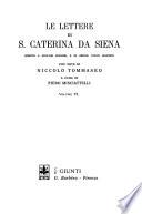 Le lettere di S. Caterina da Siena