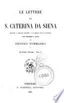 Le lettere di S. Caterina da Siena