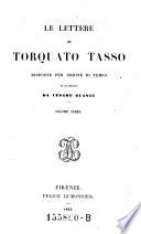 Le Lettere ; disposte per ordine di tempo