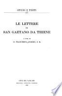 Le lettre di San Gaetano da Thiene