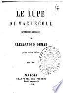 Le lupe di Machecoul romanzo storico per Alessandro Dumas
