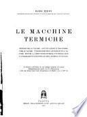 Le macchine termiche