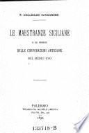 Le maestranze siciliane e le origini delle corporazioni artigiane nel medio evo