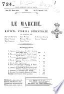 Le Marche rivista storica bimestrale