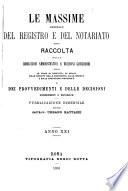 Le massime del registro
