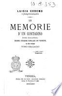 Le memorie d'un contadino scene domestiche Luigia Codemo